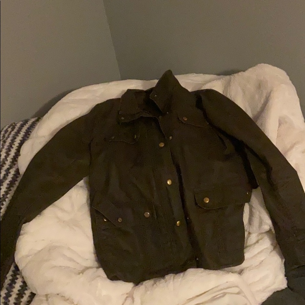 J crew army green jacket